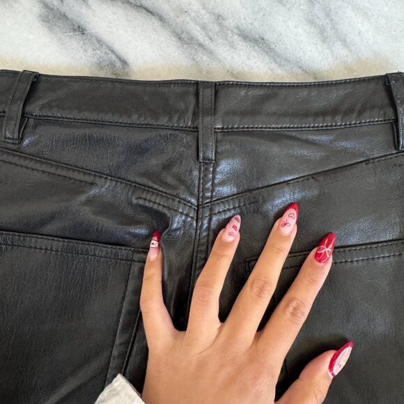 Wilfred Straight Leg Leather Pants - Picture 6 of 8